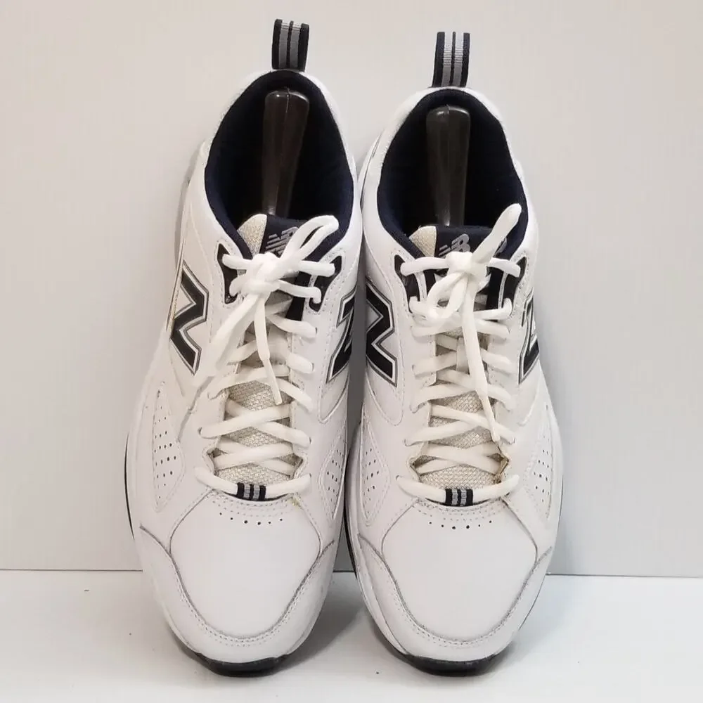 New Balance 623 MX623WN White Navy Blue Gray Sneakers Shoes Mens Size 7.5 D